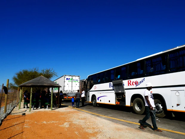 ここまできて…バス故障