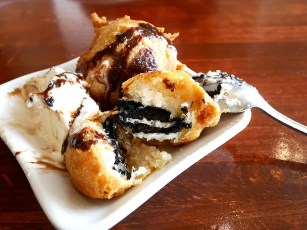 甘すぎなオレオのフライ