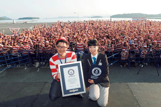  ギネス記録を樹立！　ゲストはマンガ家の楳図かずおではなく、お笑いコンビの髭男爵だった