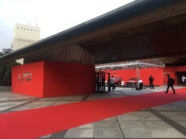 東京・両国国技館で3日間にわたり行なわれたフェラーリ創業70周年記念の「グローバル・セレブレーション=祝祭」