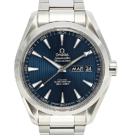  オメガ　シーマスター　アクアテラ　アニュアルカレンダー