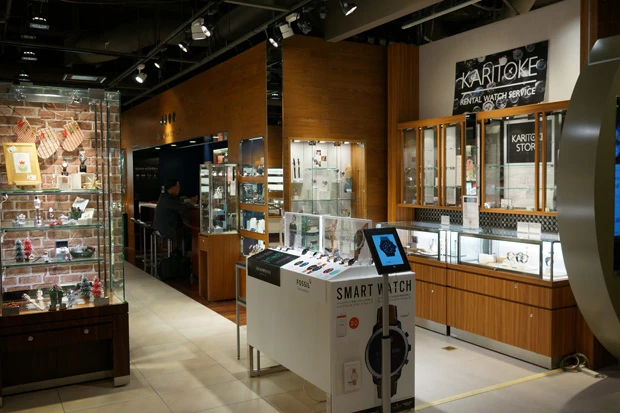 有楽町マルイにあるKARITOKEのコーナー(右手)