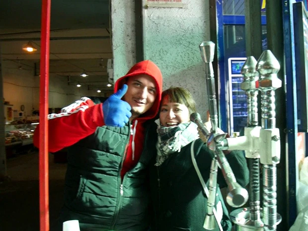 バザールのザクロジュース屋