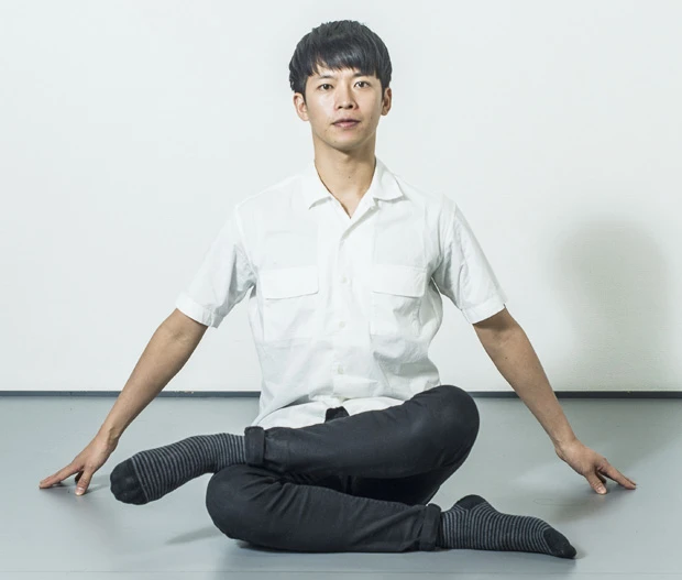 脚が深く組めない場合は、このような形でOK