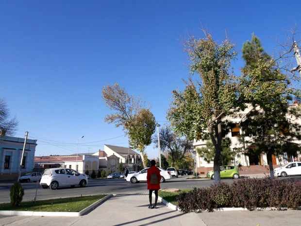 サマルカンドの街中