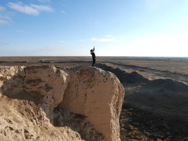 地球を見晴らしている気分