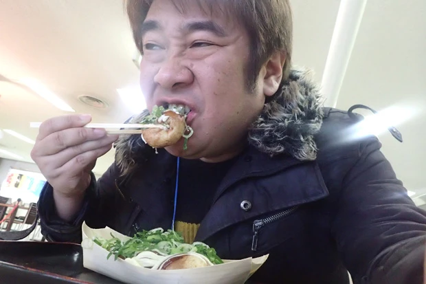 中がベチョのこれぞ大阪たこ焼き。ダシがいい仕事をしてウマ~イ!