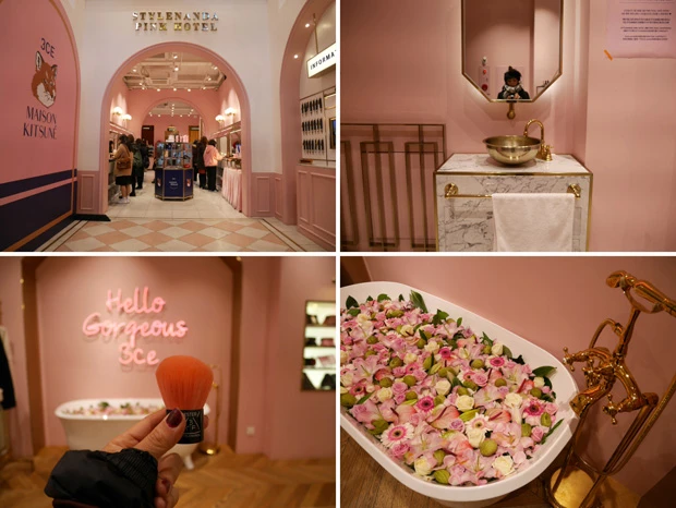  スタイルナンダピンクホテル内観。フォトジェニックなポイントがいっぱい！