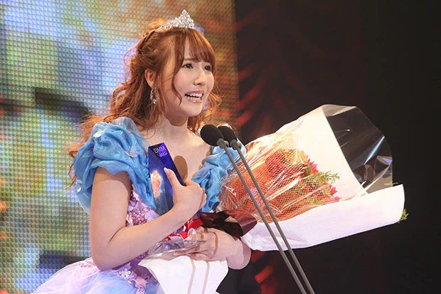 2017年、最優秀女優賞を受賞した悠亜ちゃん