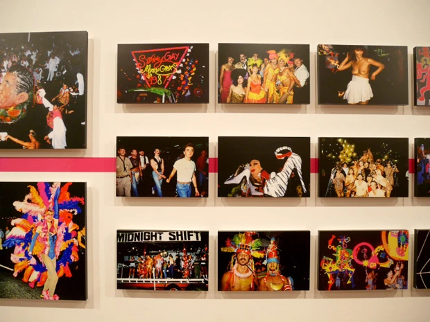 NAS(ナショナルアートスクール)で行なわれていた、1978年に始まったシドニーのマルディグラの歴史を振り返るアート・イベント