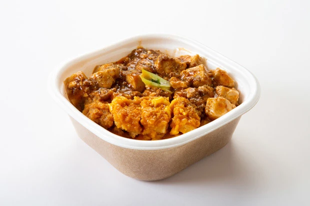 ボリューム満点の一品! 麻婆カツ丼