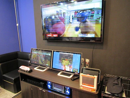 プレイヤーの視界を追体験できるモニター