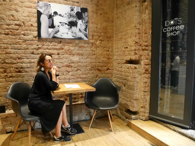 人生について語り合ったオシャレなコーヒー屋