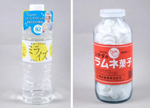 あまり見ない飲料水やドデカイラムネ菓子など面白い商品も!