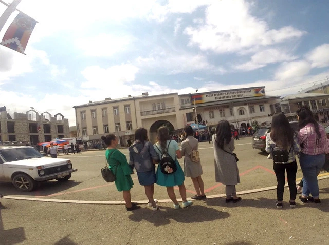 首都ステパナケルトの街の様子