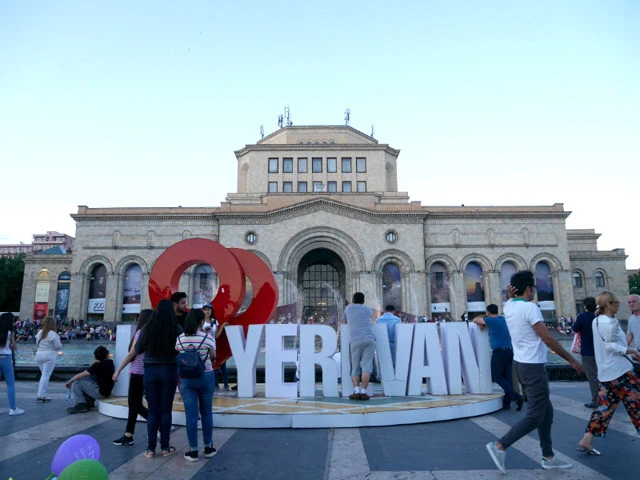 治安の良いエレバンの街