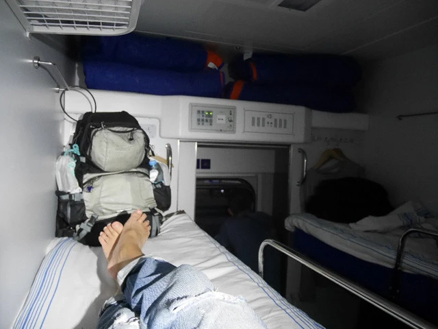 リヴィウからオデッサまでは寝台列車で約11時間