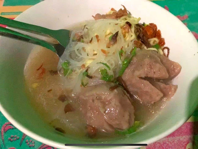 「バクソ」はミートボールのことだが、いつも麺類が入っているので私の中ではラーメン的認識