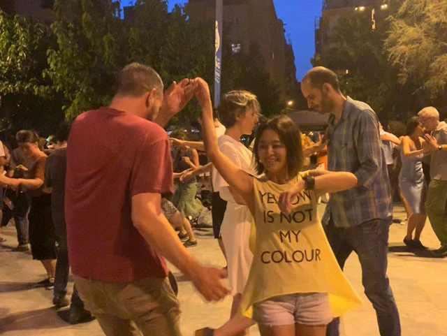 ターンをするところ