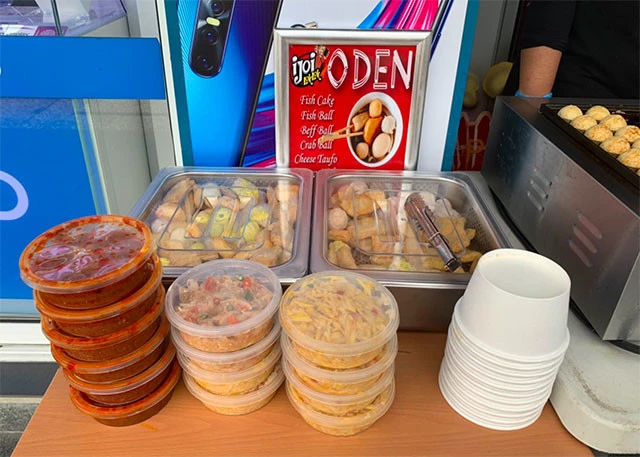 ＯＤＥＮとたこ焼きも売ってたよ