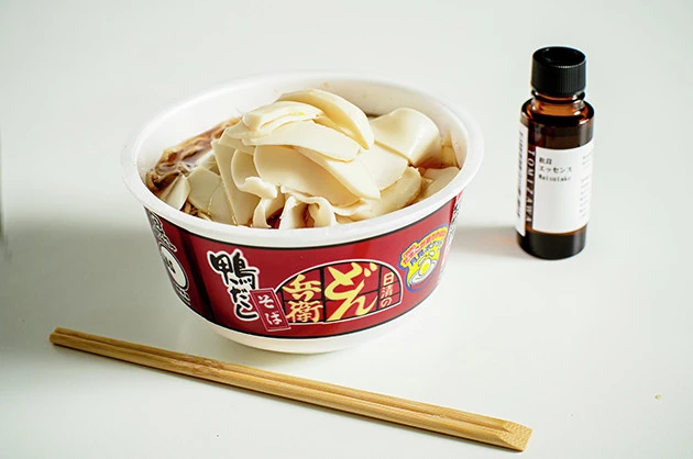 （４）完成！　「超豪華！？　ニセ松茸の年越しそば」