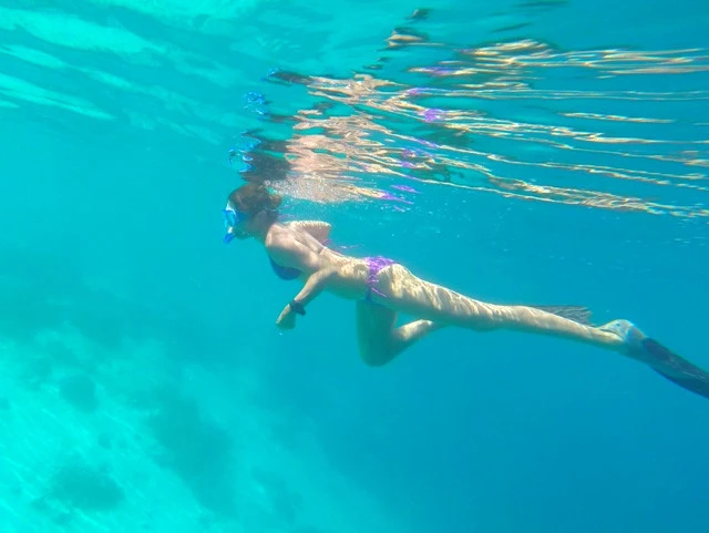 透明度の高い海の中って本当に気持ちがいい～！ 魚になった気分