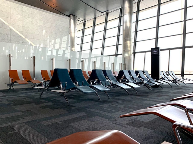 ハマド空港の仮眠室はしっかりしてます