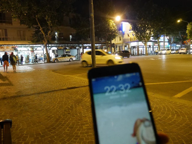 バスを時間通りに待っていたけど来なかったぞという証拠のために一応撮っておいた写真