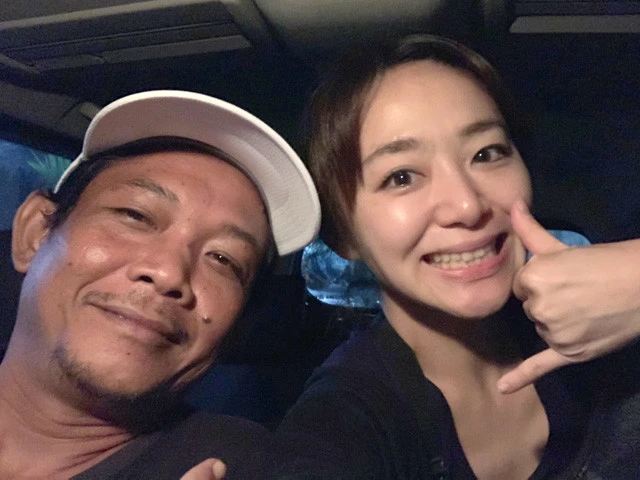 ドライバーのアシャールさん。英語は全くできないけど笑顔で会話