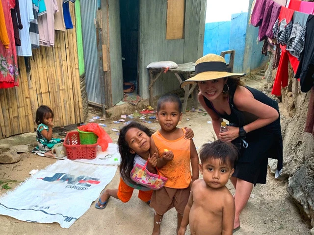 宿の隣に住む子供たち