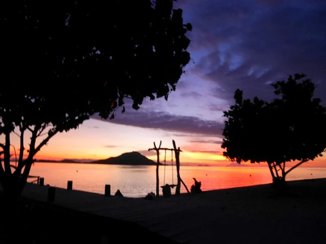 サンセットを楽しむ