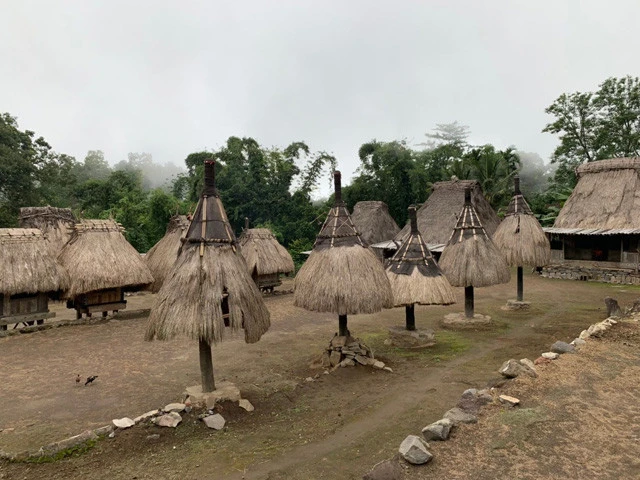 広場の真ん中にある傘のような屋根がある所でバッファローを生贄にしたりするらしい