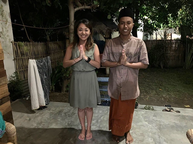 お祈りには服装を整えて行く