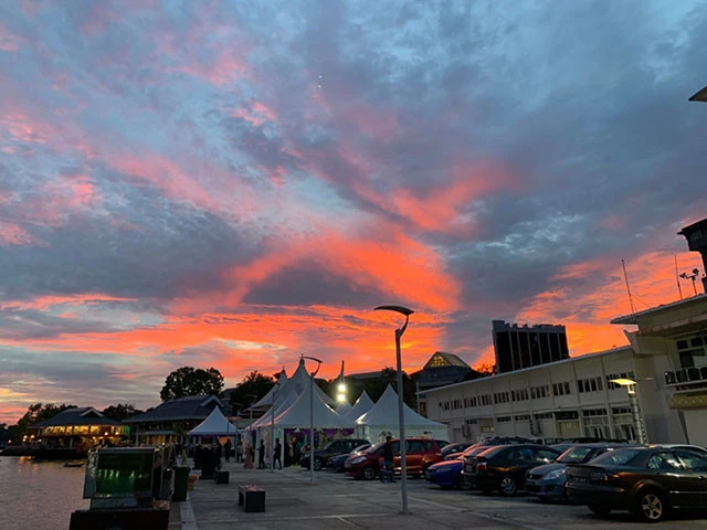 超絶美しいブルネイの夕焼けにウットリ