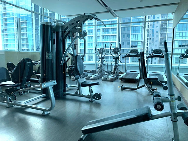 貸切状態のジム