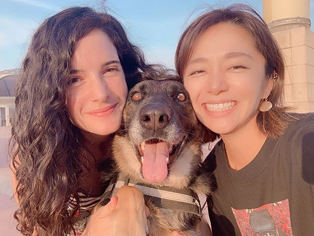 なんかもう家族みたくウェルカムしてくれて、本当大好きなアナと愛犬アイカ
