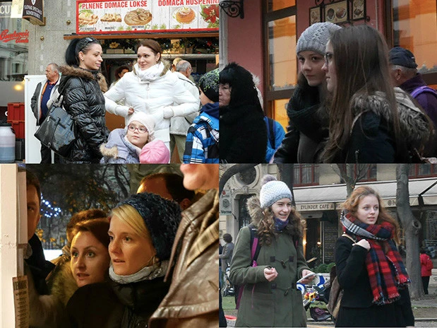 スロバキアの街中で見つけたエンジェルたち