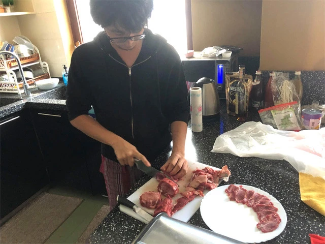 シェア飯作りの様子