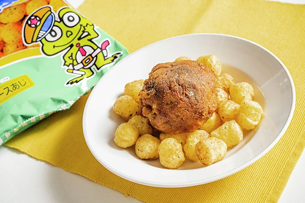 【B級フード研究家・野島慎一郎のバカレシピ】キャベツ太郎を大人向けに超巨大化! もちもち食感が激ウマです!「キングキャベツ太郎もち」