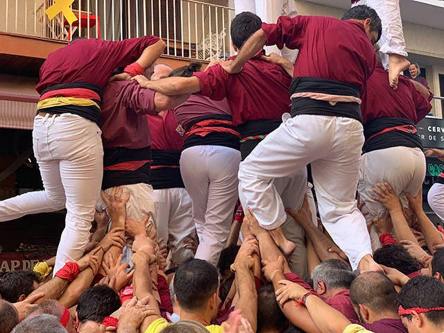 ２段目が出来上がっていく