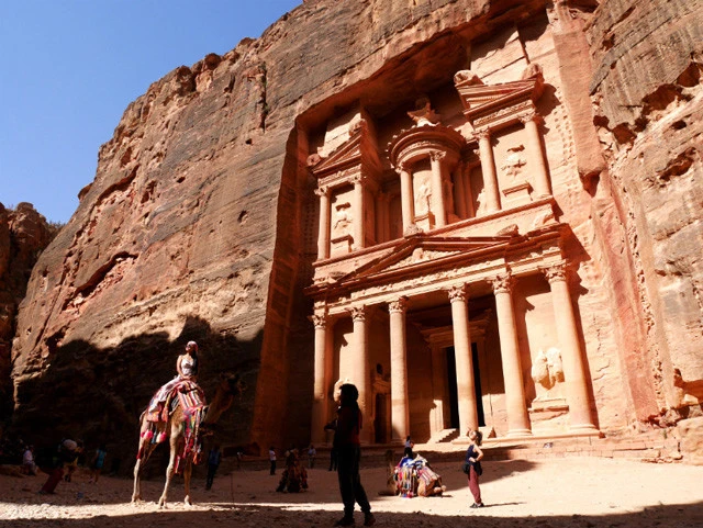 『インディ・ジョーンズ　最後の聖戦』の舞台となったペトラ遺跡