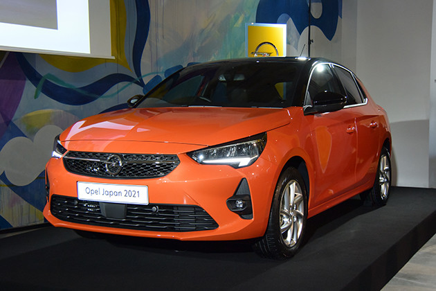 オペル　コルサ　２０１９年に発表された現行の６代目コルサには電動モデルもある。ちなみに内装の質感はかなり高い