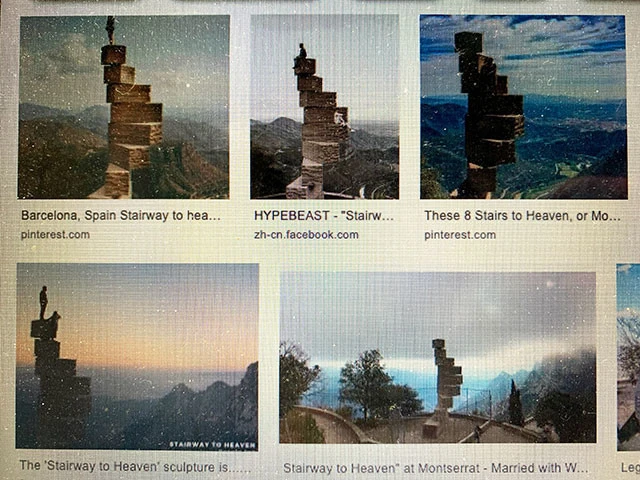 「天国への階段」での過去のインスタ映えな画像はこんな感じ