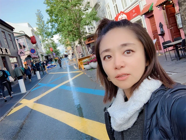 道路のデザインまでかわいい首都レイキャビクの街中