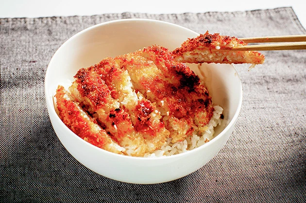 (4)完成! 「ライスとんかつ丼」