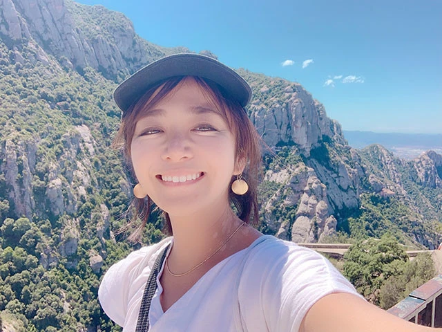 絶景最高！　気持ちいい～！