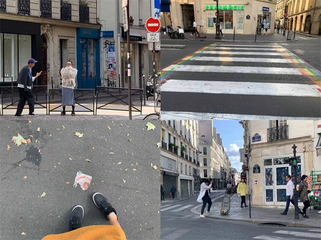 すべてが絵になる朝のマレ地区周辺