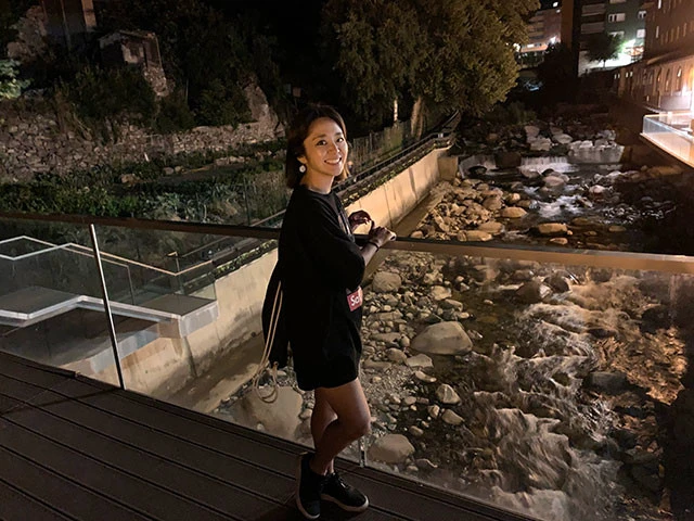 市内を走るバリラ川。なんか温泉街っぽくて良い雰囲気だよね