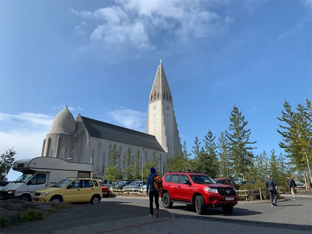 街のシンボル「ハットルグリムス教会」