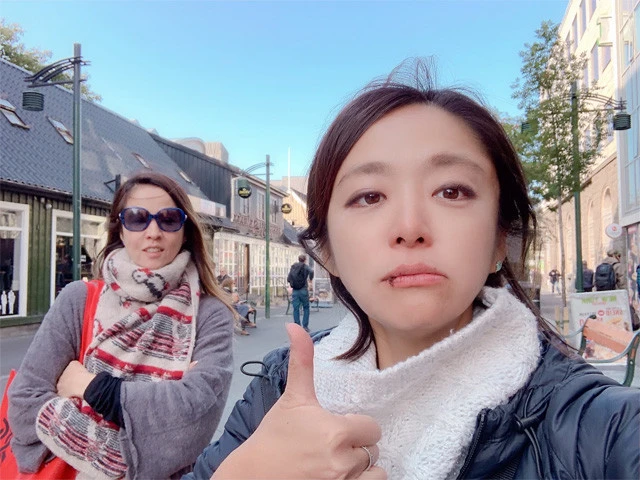 アイスランド旅無事終了! お口にチョコレート付いてますよ